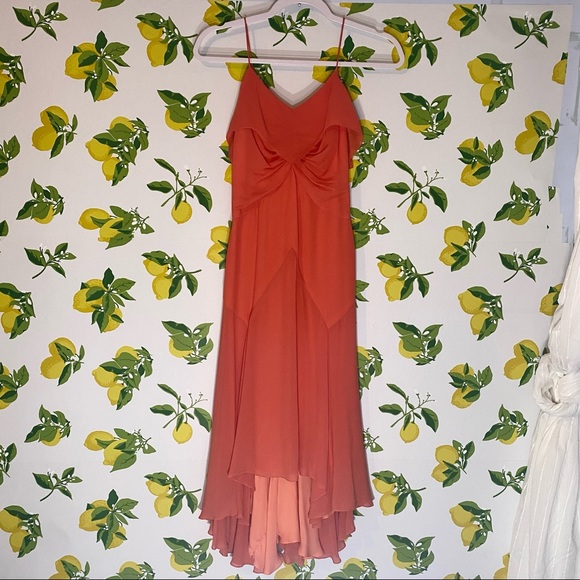 Badgley Mischka Dresses & Skirts - Badgley Mischka Silk Midi Dress